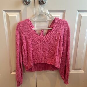 Altar’d State: pink sweater, size Medium